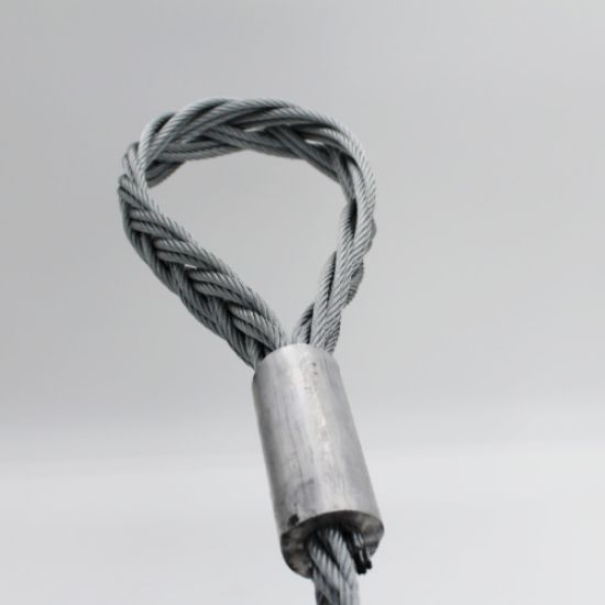 Billede af Flatbraided wire rope sling WLL 1600 kg EWL 1,5 m. SF 5:1