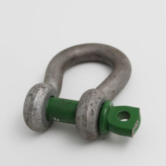 Billede af Green Pin Shackle,  WLL 0.5 Mt - Screw pin, Type:G-4161, 7 mm bow, 8 mm pin US FED. SPEC. RR-C-271 type IVA, Class3 GardeA FOS 6:1 NORM : EN13889